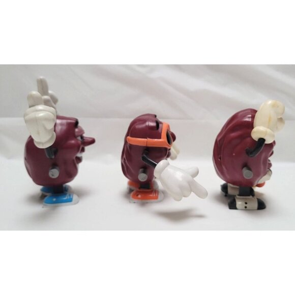 Lot of 3 Vintage 1988 Applause California Raisins Wind-Up Plastic Figures-Lot C - Picture 5 of 7